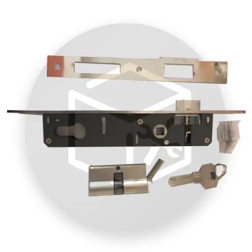 Serrure aluminium complet